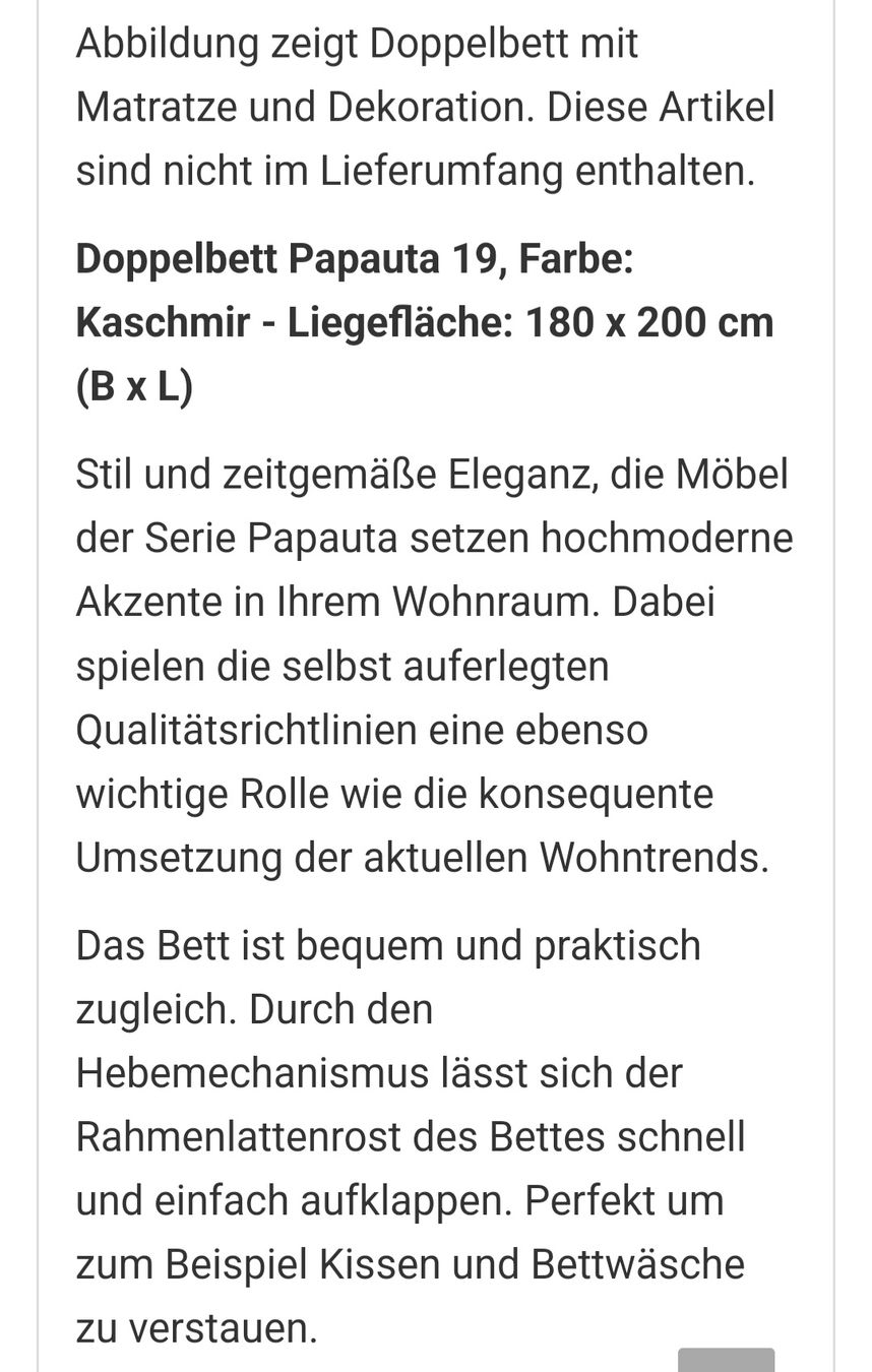 Letti: Bett 180x200 – Usato da Rickenbach SO venduto da S.u.n.s.h.i.n.e.83 7