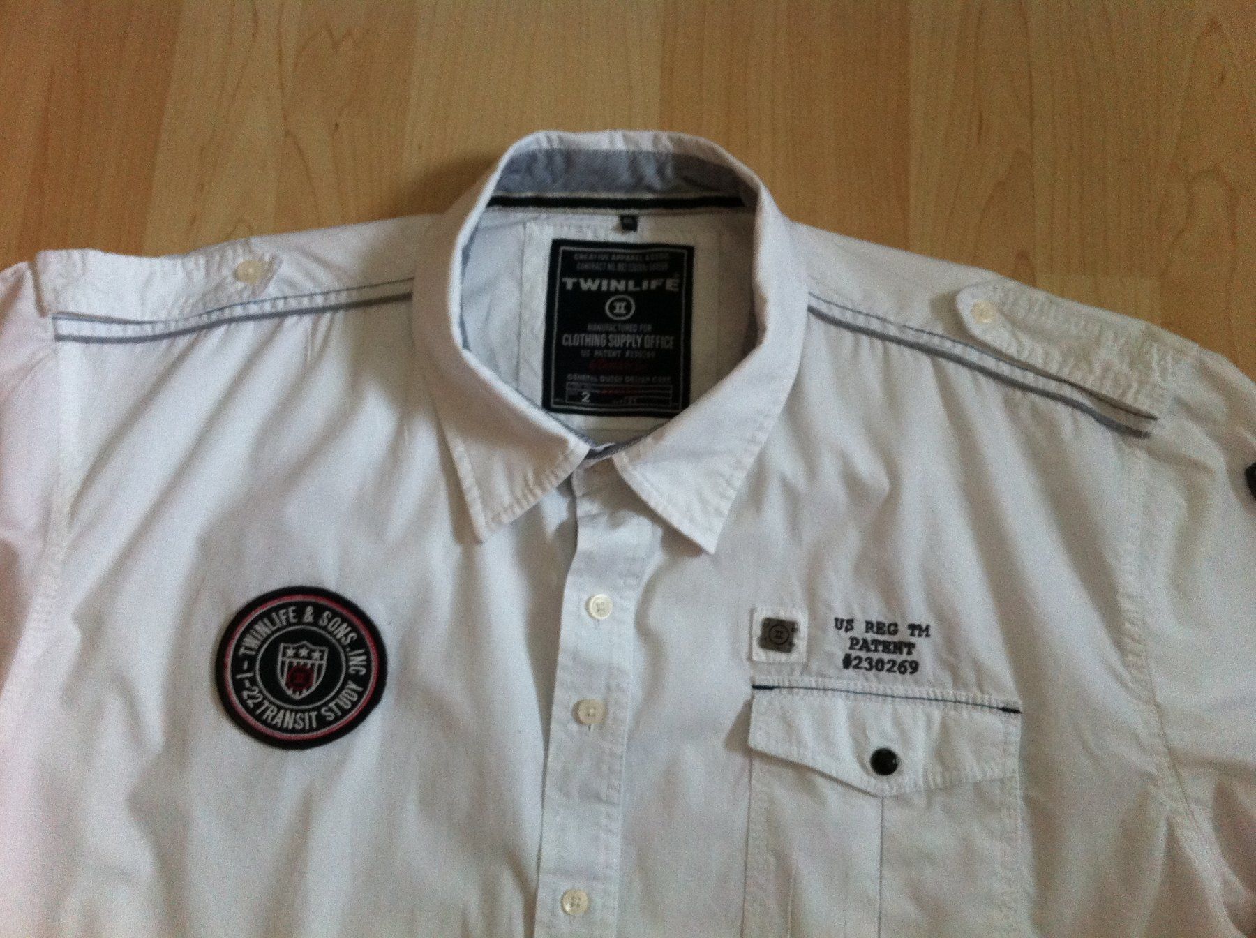 Camicie: Herrenhemd Gr. 4XL, Marke TWINLIFE – Usato da Brunnen venduto da Artemis53 2