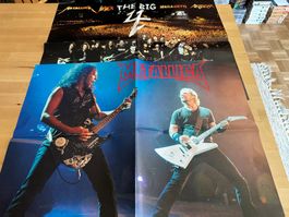 METALLICA tolle rare Poster Sammlung inkl. Metal Hammer Wand