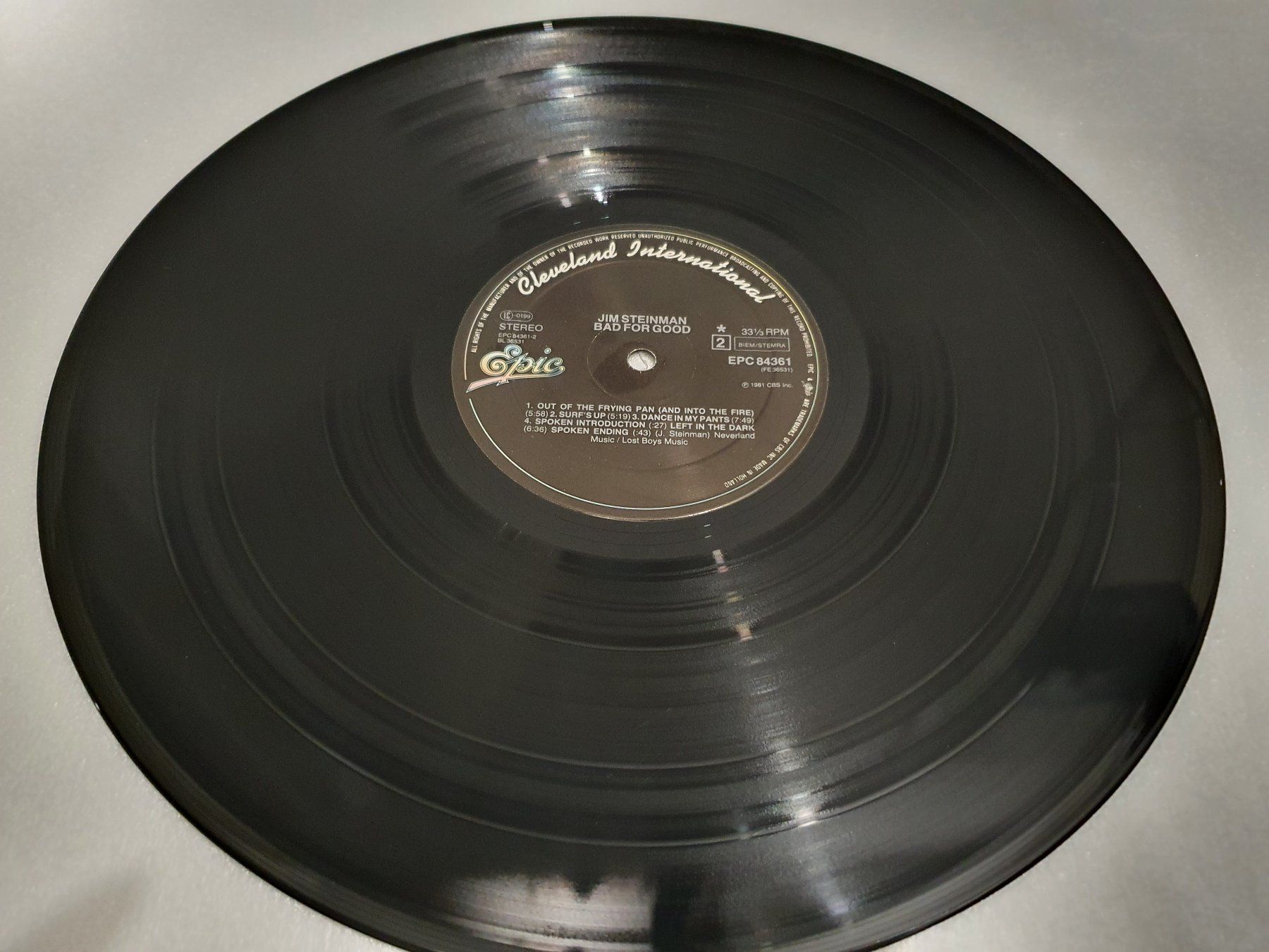Dischi in vinile: Jim Steinman – Bad For Good – Usato da Uster venduto da Vinyl-Leidenschaft 4