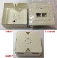 Digitus EtherNet Cat.5e Aufputz-Dose 2-Port 10/100/1000MBit/