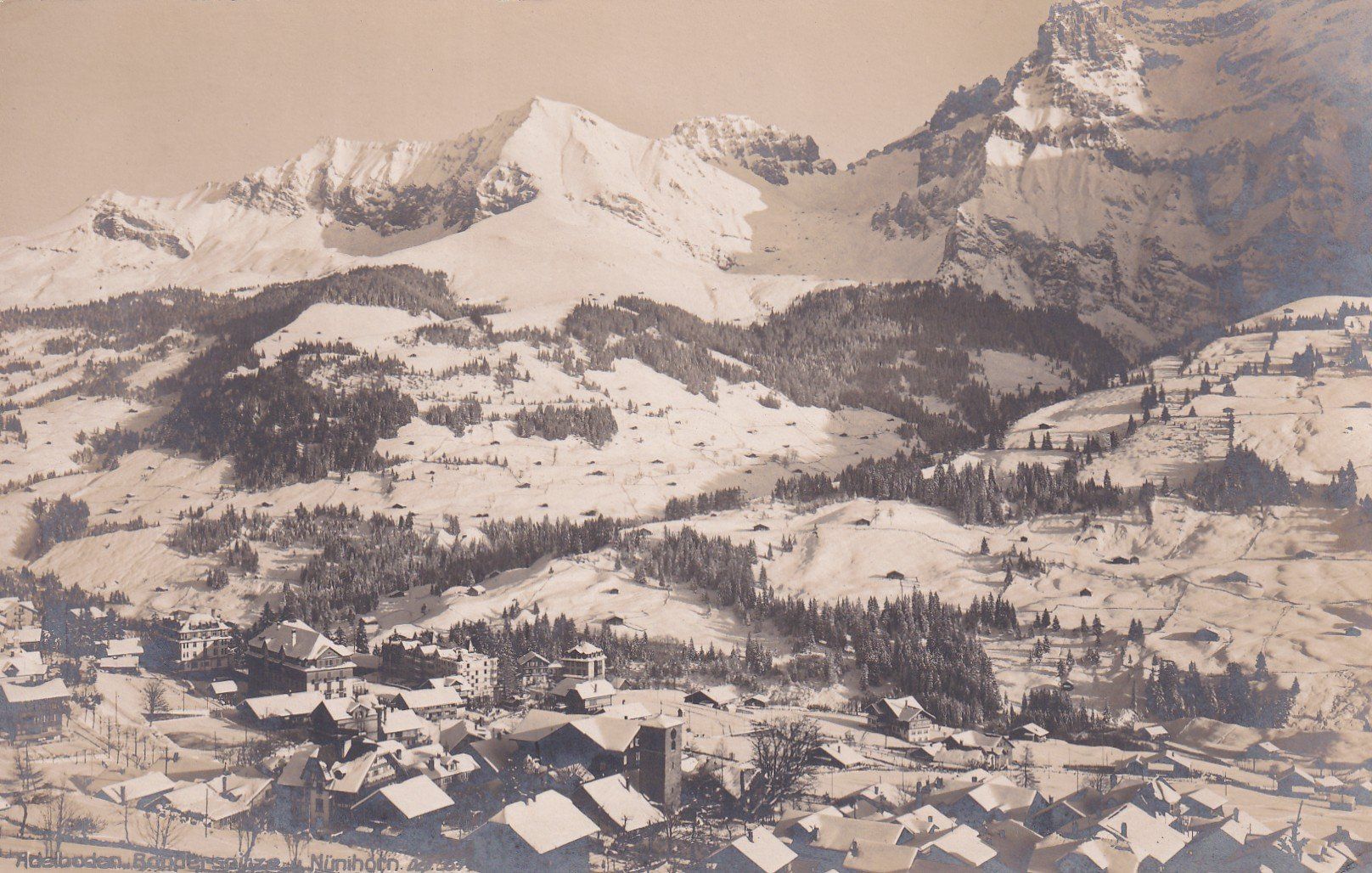 Cartoline postali: Adelboden Bonderspitze Nünihorn – Usato da Cormoret venduto da Pascalll2001