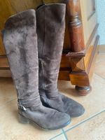 Damen Stiefel braun Wildleder Grösse 37