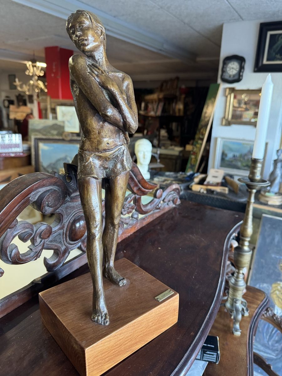 Skulpturen & Statuen: Leonardo Lucchi Skulptur Bronze Original  40 cm  – Gebraucht aus Frasnacht von Kulturpalast