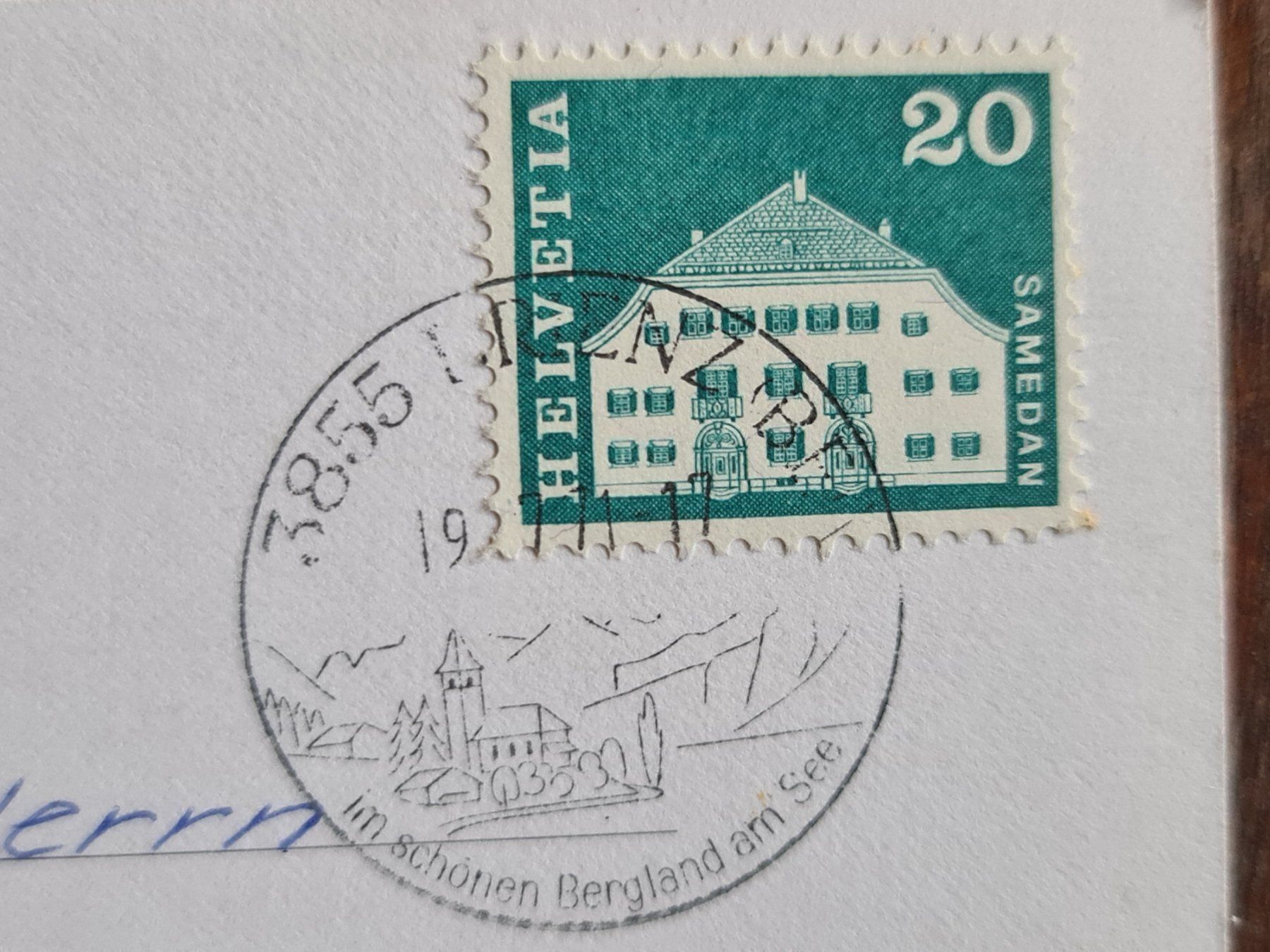 Cartoline postali: Ansichtskarte Brienz Brienzersee – Usato da Dintikon venduto da Vexi 1
