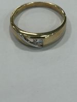 333 er 8 Karat Goldring innendurchmesser 17,8 mm neu