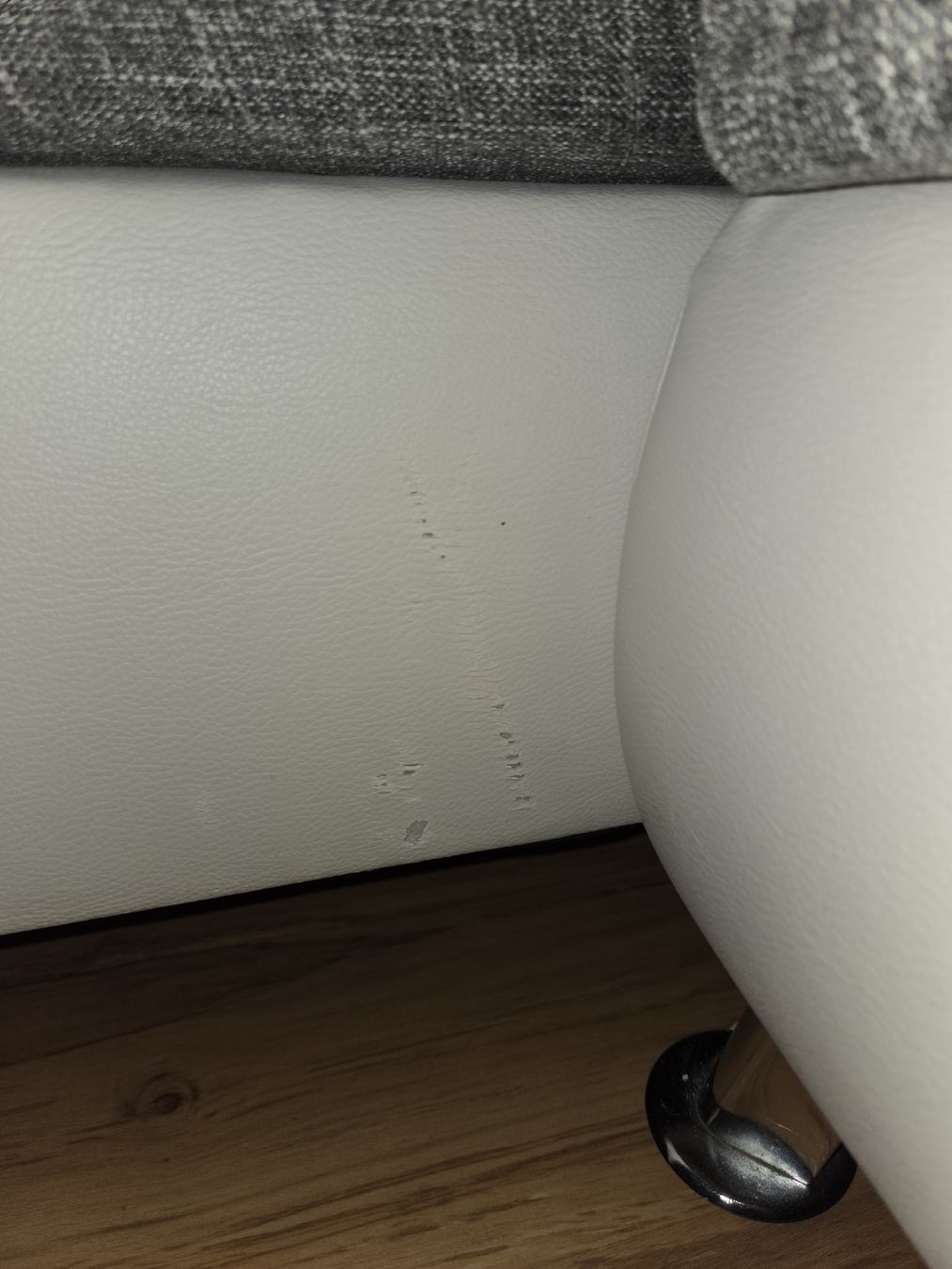 Sofas: Wohnlandschaft Sofa Ecksofa Stoff grau/weiss Gebraucht – Gebraucht aus Egerkingen von marc.feurer 5