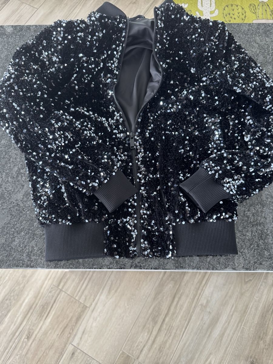 Zara Giacche: Beautiful Zara bomber jacket with sequins – Nuovo (secondo la descrizione) da Dübendorf venduto da fra_h2bp 7