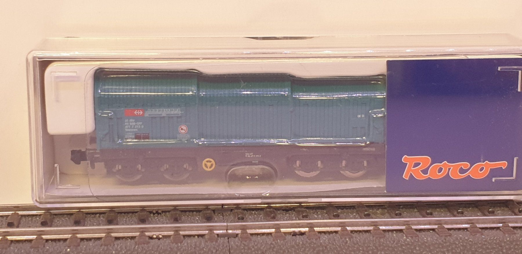 Roco Modellini di ferrovie: Roco SBB  Güterwagen Spur N 25670 – Nuovo e nell'imballaggio originale da Neuenhof venduto da ludovicco