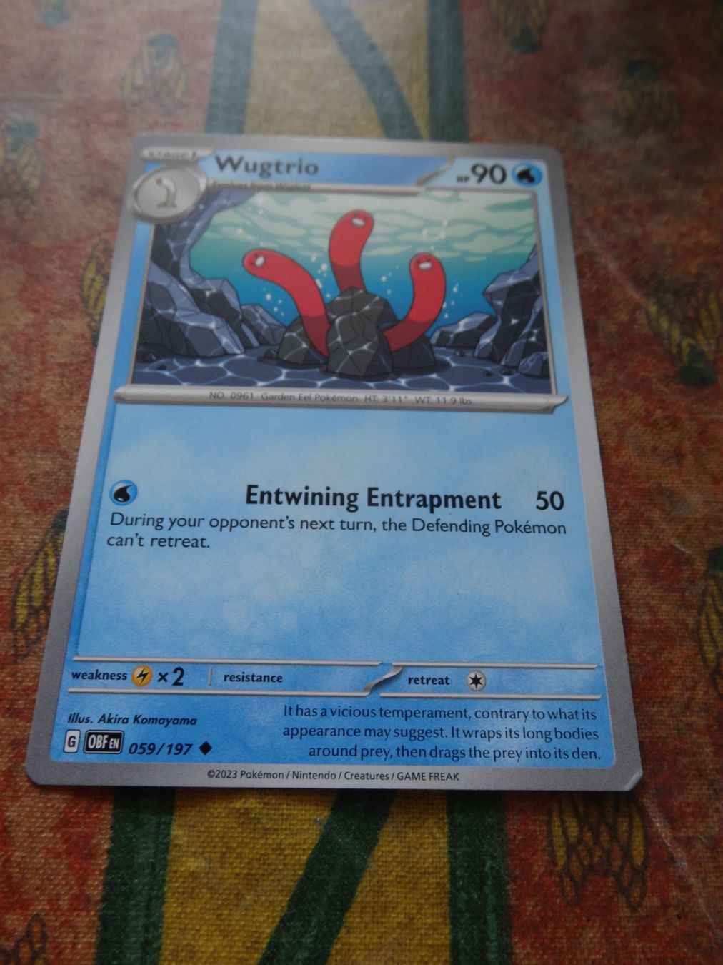 Pokémon Carte collezionabili: POKEMON  Wugtrio   G  OBF EN   059/197  HP90 2023 – Usato da Romanel-sur-Lausanne venduto da Swift13