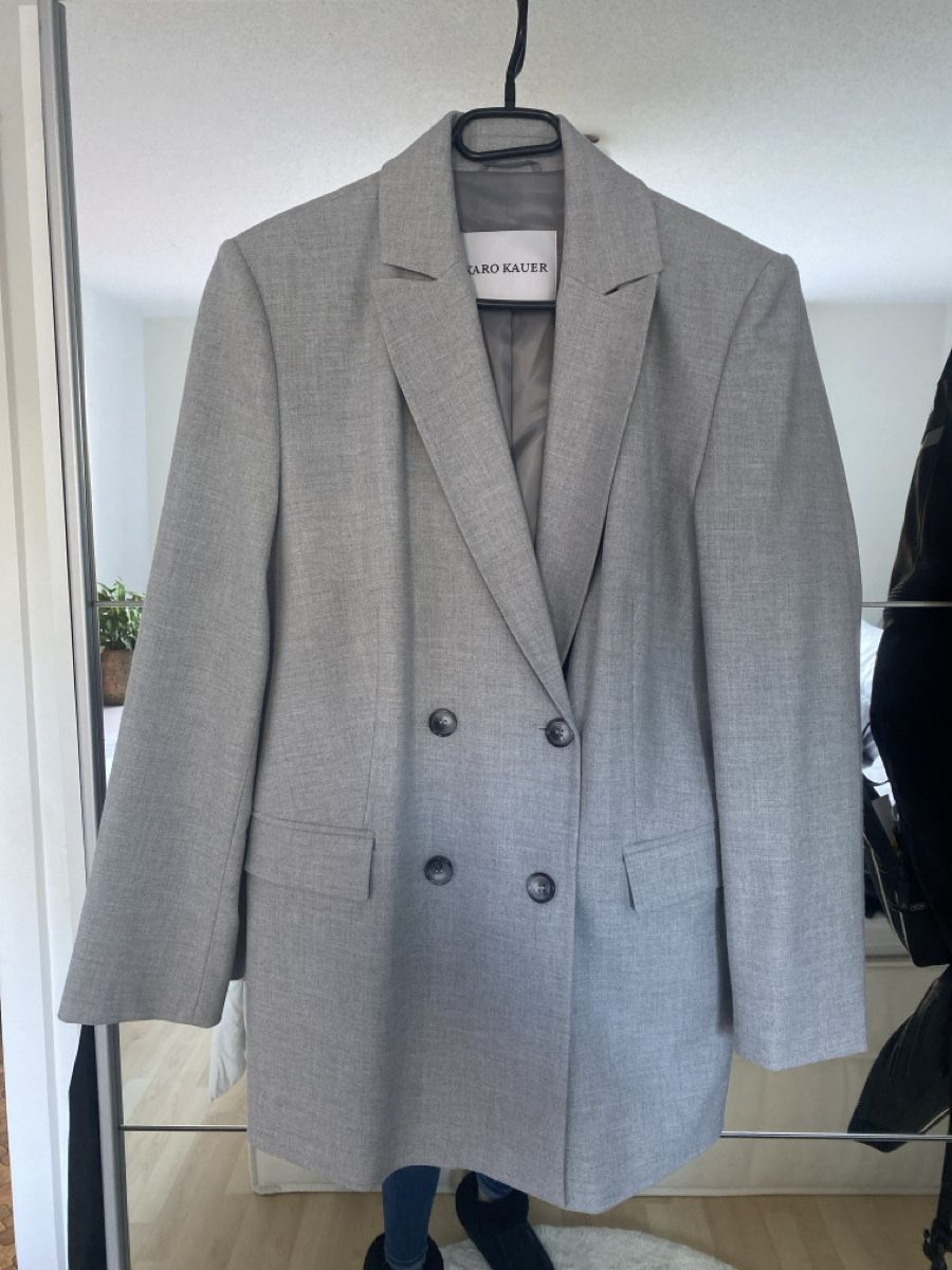 Giacche: NEU Karo Kauer Blazer/mit viscose Anteil/Grau – Nuovo (secondo la descrizione) da Buchberg venduto da the_w8gy