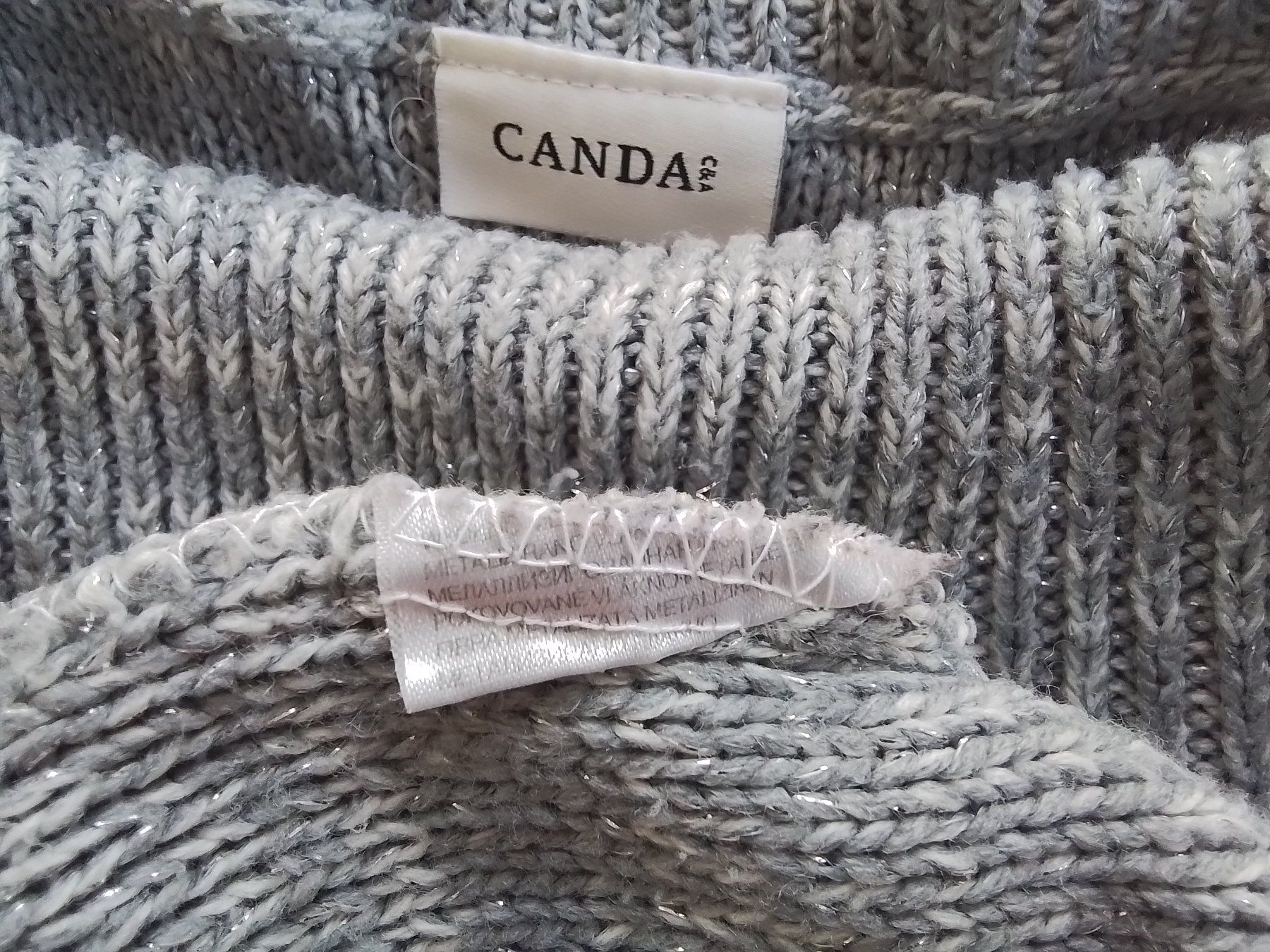 Maglioni & Felpe: Damenpullover Gr.XL, grau CANDAS Rollkragen Strickpulli – Usato da Oberurnen venduto da DVDL 2