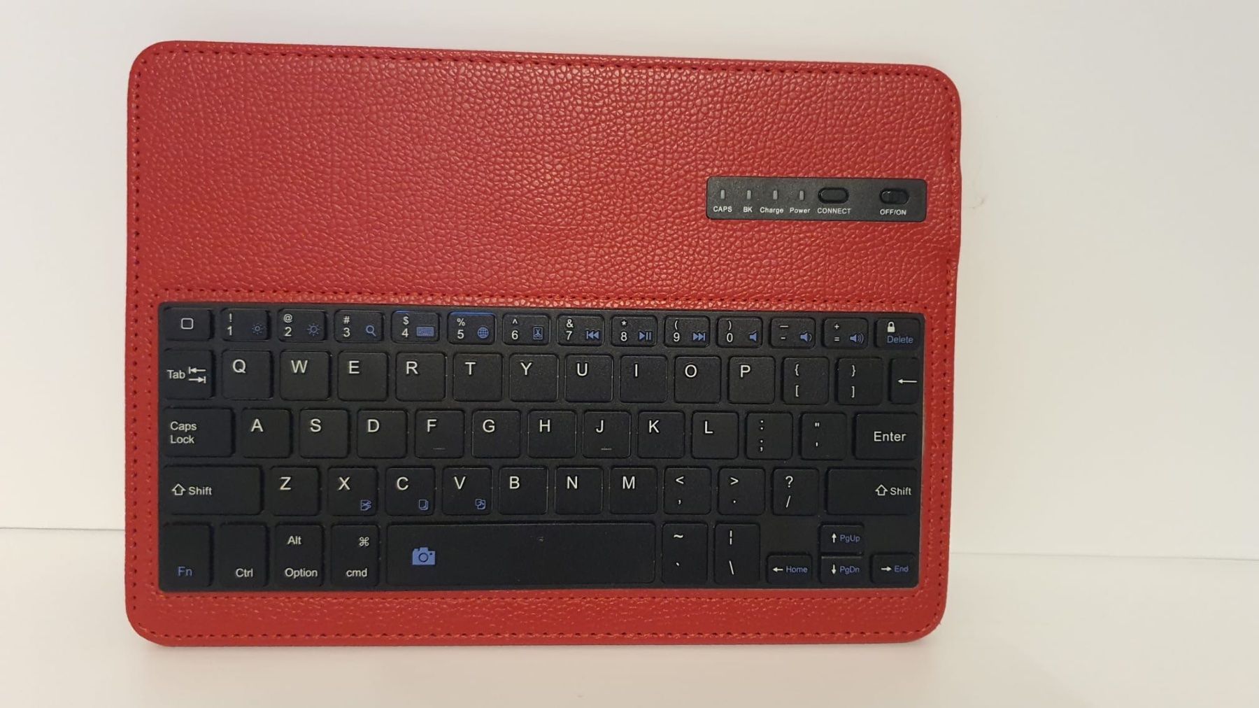Tastiere: Etui Housse avec clavier Bluetooth Tablette rouge - QWERTY – Usato da La Tour-de-Peilz venduto da cod_9hq5