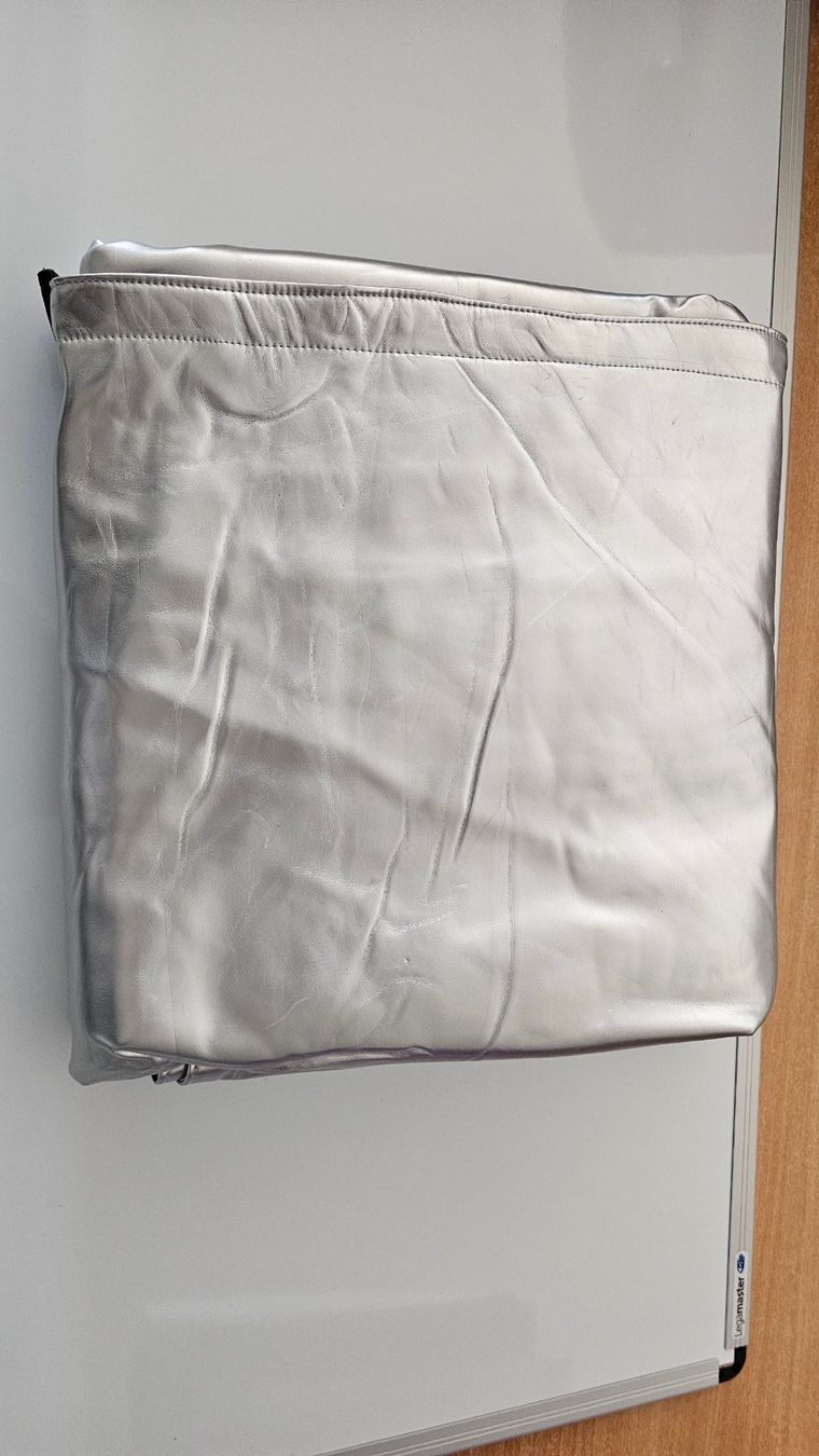 Cuscini: Sitzsack Hülle neu und originalverpackt silber – Nuovo e nell'imballaggio originale da Fehraltorf venduto da gartenlounge_ch 1