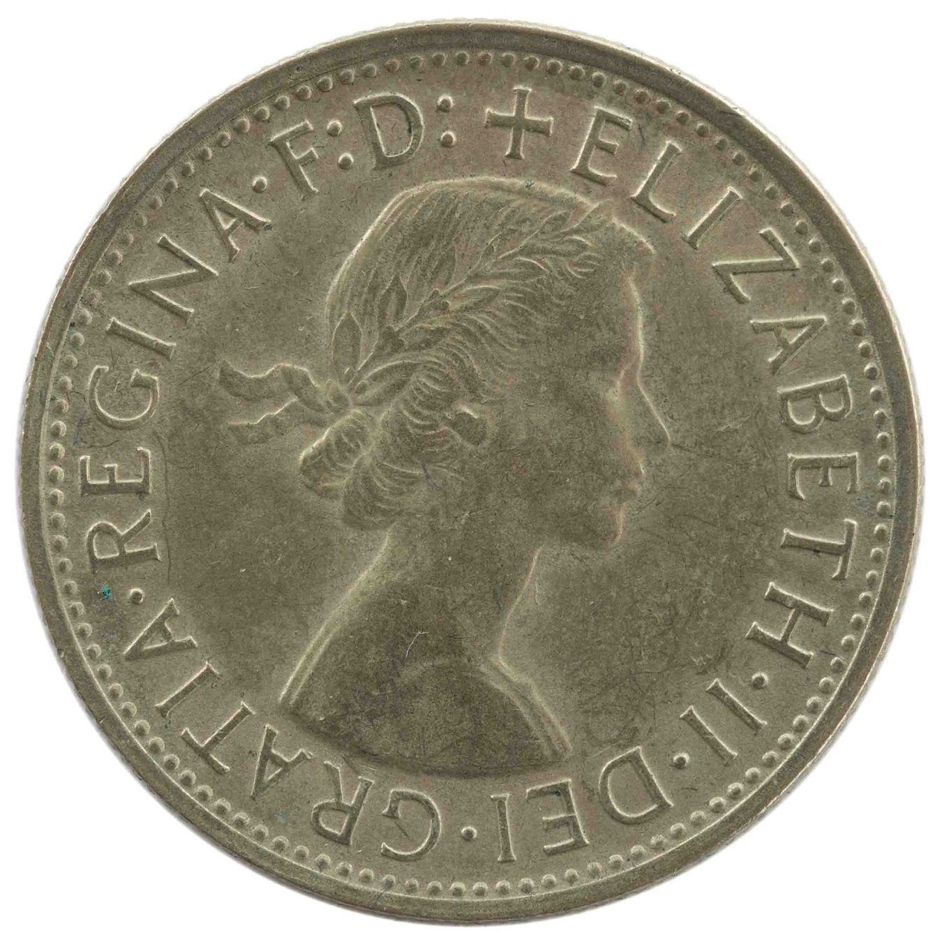 Tutti le monete: Australien Florin 1957 Silber – Usato da Rotkreuz venduto da Swiss-Coins 1