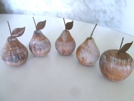 Holzfrüchte mit Eisengriff