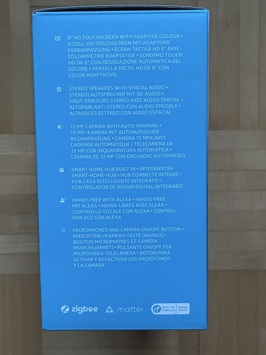 Amazon Lettore multimediale & Streamer: amazon Echo Show 8 (3. Gen. 2023) Weiss – Nuovo e nell'imballaggio originale da Jona venduto da WaJaggi 3