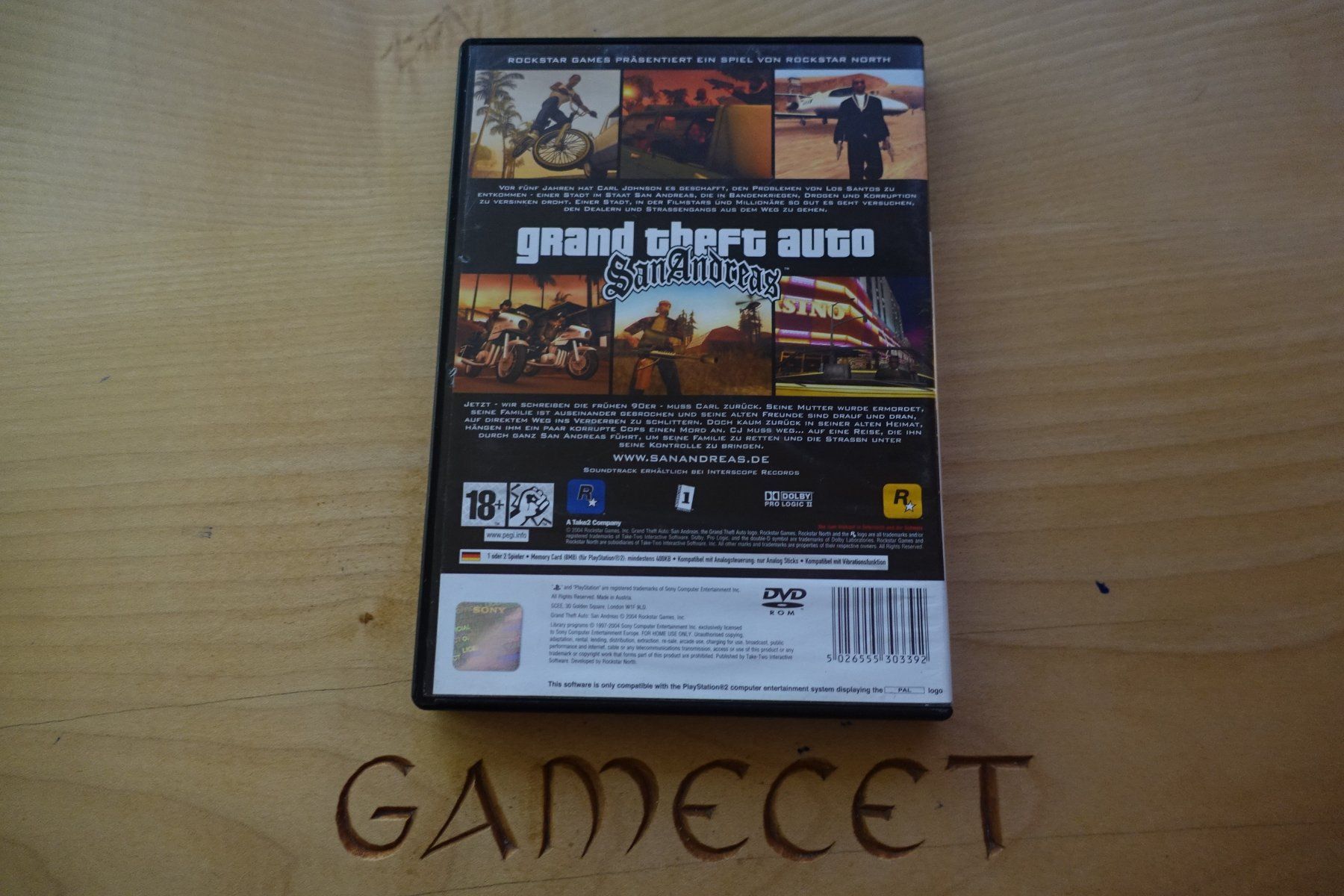 Sony Spiele: Grand Theft Auto: San Andreas - PEGI – Gebraucht aus Steinach von Gamecet 2