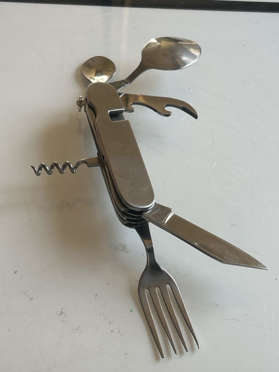 Zubehör: Camping Multitool Rostfrei Stahl Löffel Gabel Messer(S16) – Gebraucht aus Aarau von bro_9zsg 1