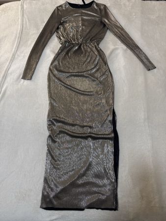 Y.A.S. Kleid, Grösse XS, schwarz/Gold, festlich 👗✨