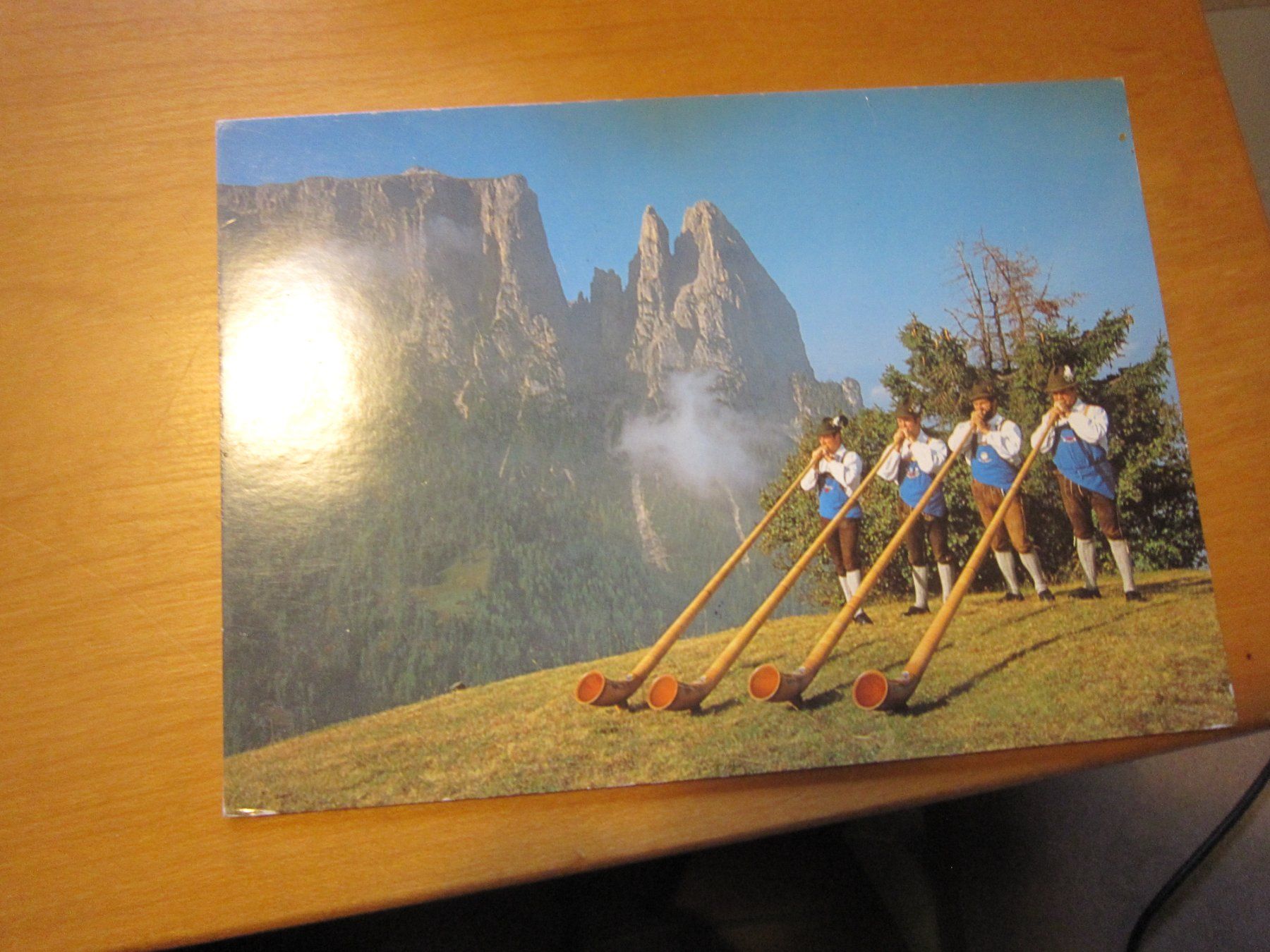 Alle Briefmarken: No Postkarte ALPHORN schöne Belege – Gebraucht aus Gordola von Polentaefung 3