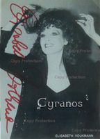 Elisabeth Volkmann (1936-2006) Schauspielerin - Autogramm