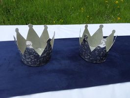 Kronen 2er Set Tisch- / Raumdekoration