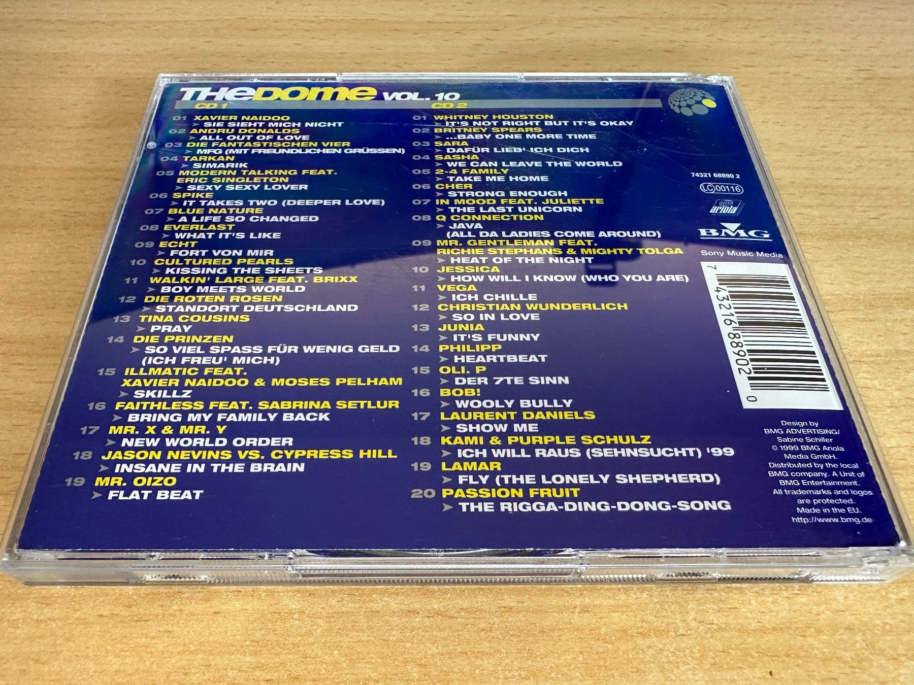 CD: Various – The Dome Vol. 10 - 2 CD – Usato da Rikon im Tösstal venduto da Alpenmutz 1