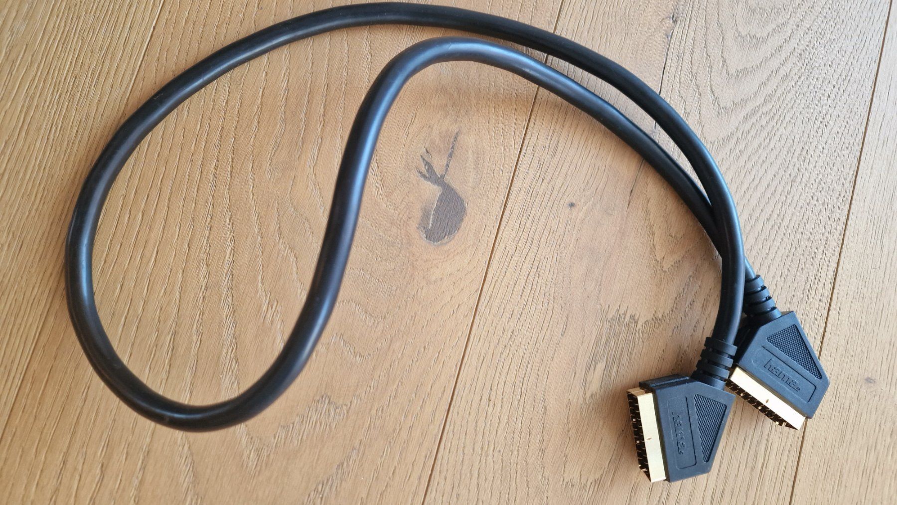 Cavi: HAMA SCART Kabel - Schwarz - 1 m – Usato da Murten venduto da Cheri23 1