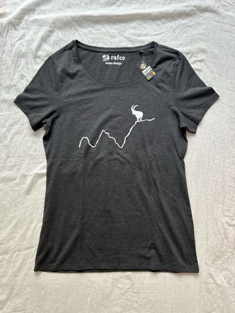 Rafco Swiss Design T-shirt XL Grey Alpine Goat Print  