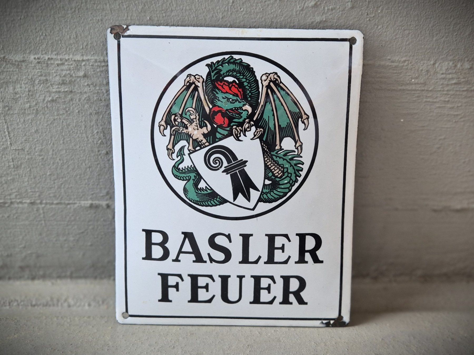 Insegne: BASLER FEUER – Usato da Zürich venduto da brinkosos
