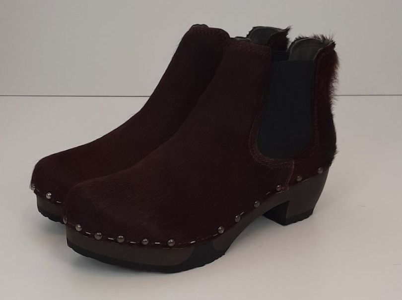 Softclox Scarpe da donna: SOFTCLOX JANINA Pony bordeaux Stiefelette Gr. 41 – Nuovo e nell'imballaggio originale da Seuzach venduto da VT-Collections1 2