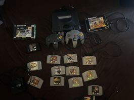 Nintendo 64 Konsole + 11 Spiele | 2 Controller | Star Wars