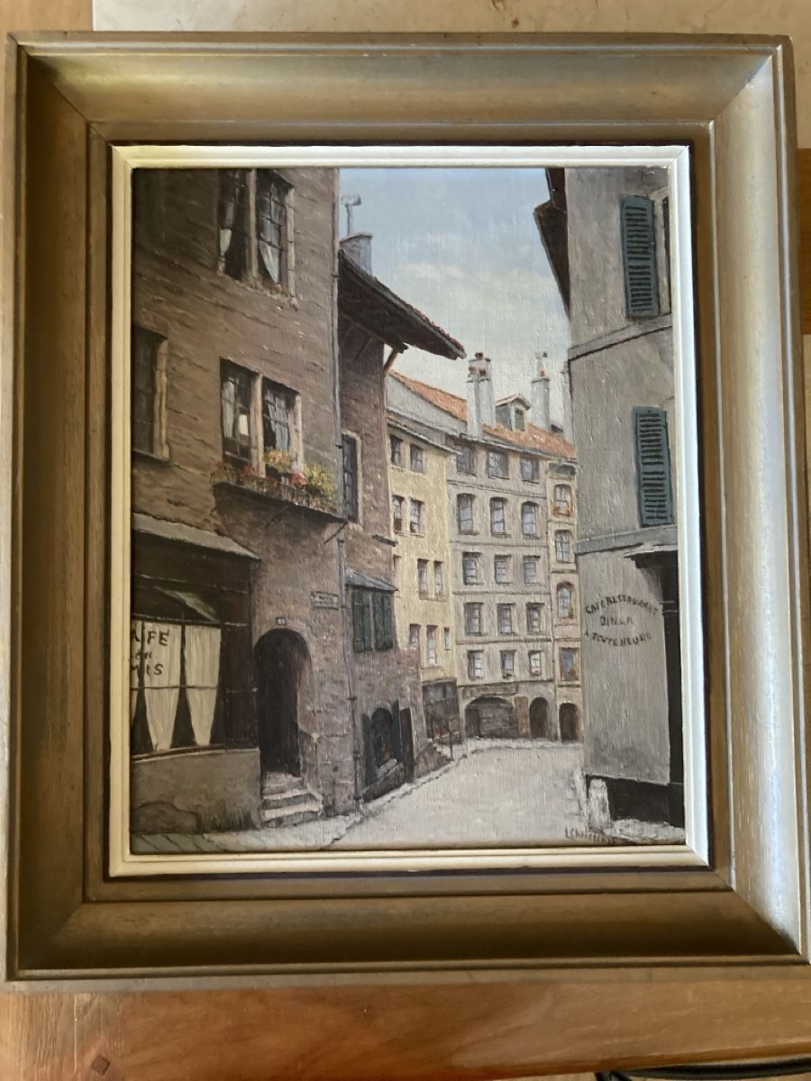 Dipinti: Genève - Peinture de rue ancienne – Usato da Bursinel venduto da SeveralLives