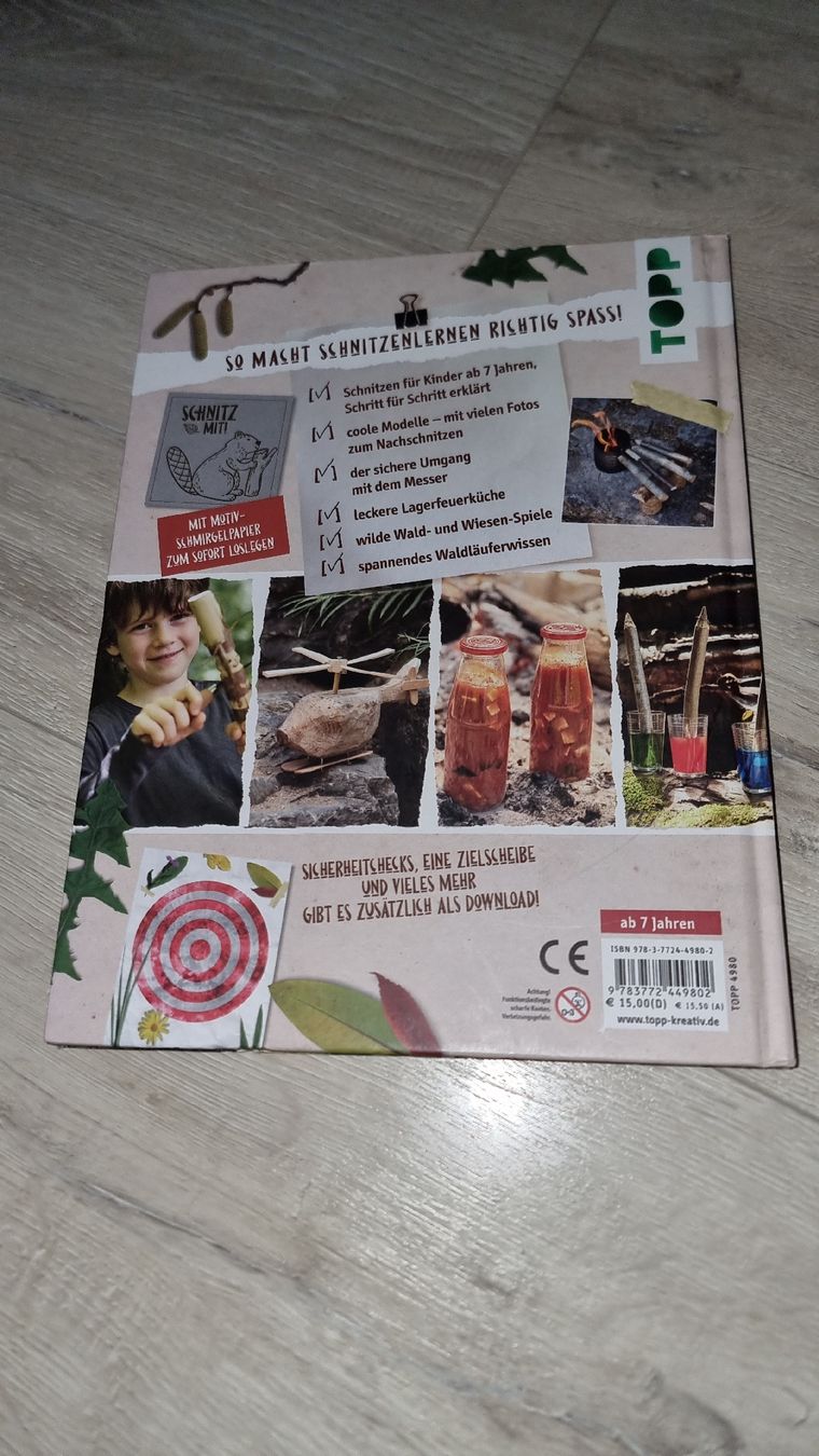 Bücher: Schnitz mit! Die messerscharfe KinderschnitzschuleTOPP Buch – Gebraucht aus Wigoltingen von Zuckerfee84 1