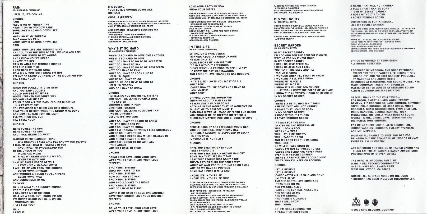 CD: Madonna Erotica 14 Titel – Usato da Spreitenbach venduto da Turbo_1105 3