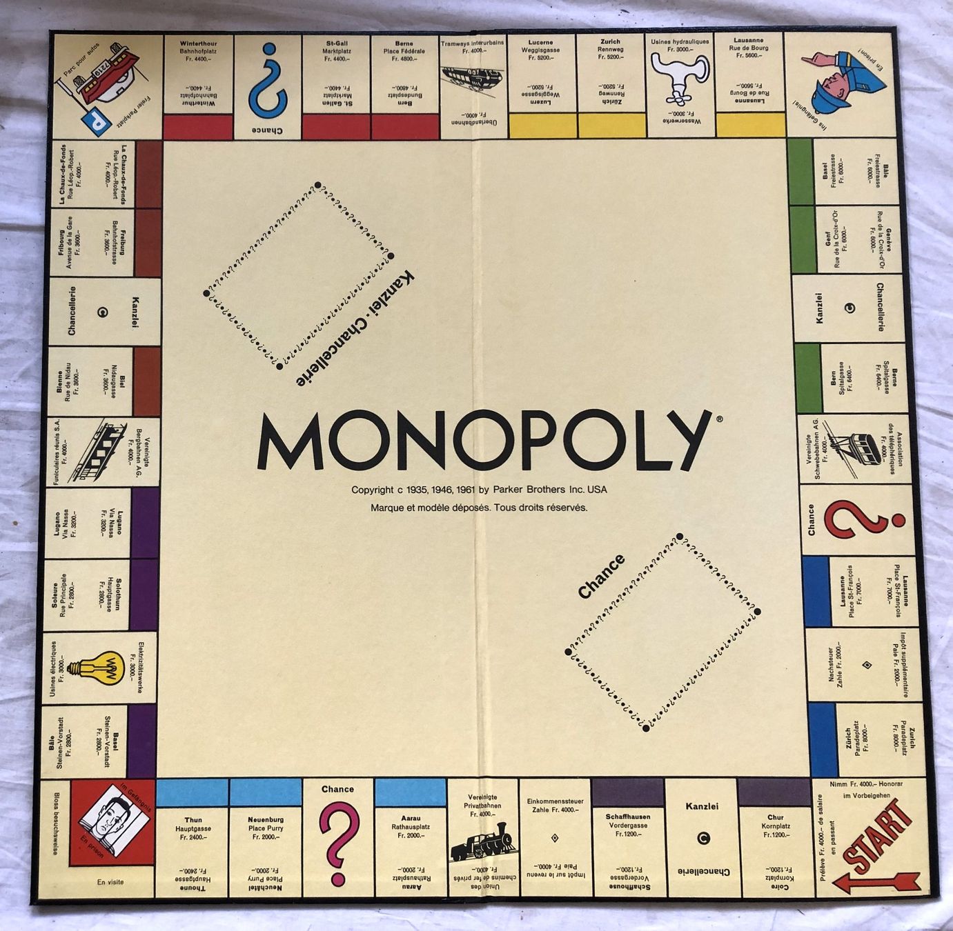 Carlit Giochi: Monopoly - Edition Carlit Zürich [Schweizer Version] – Usato da Schaffhausen venduto da durruti 6