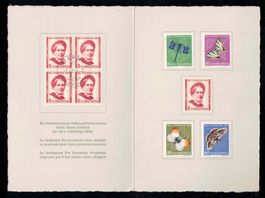 Pro Juventute Geschenk Folder 1951, kleine Auflage !