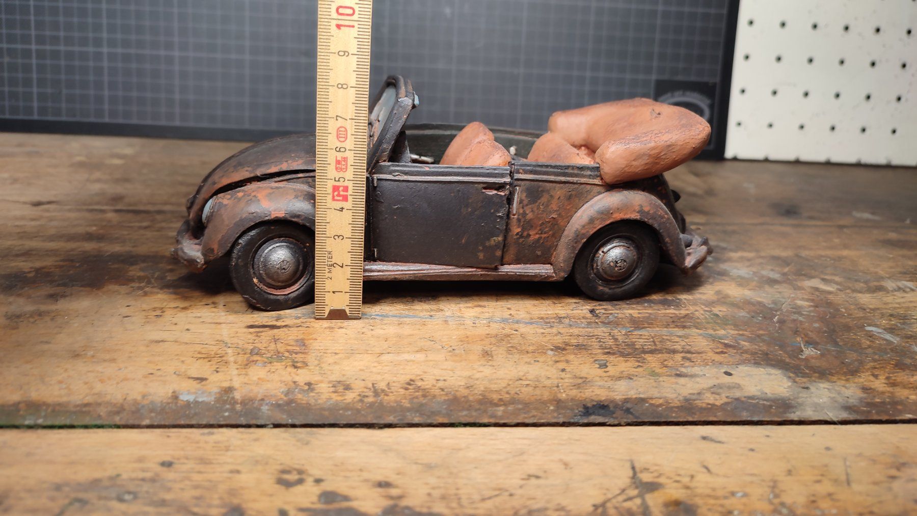 Volkswagen Modellini d'auto: Wunderschöner alter VW Käfer Cabriolet 21 cm – Usato da Gelterkinden venduto da MYSTOREFORYOU4460 9