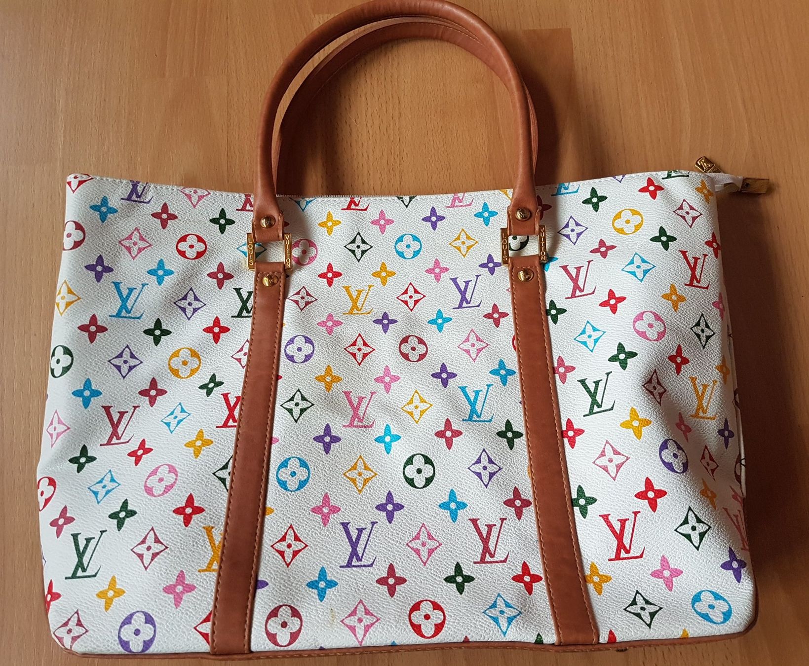 Louis Vuitton Taschen für Damen: LOUIS VUITTON TASCHE / MULTICOLORE WEISS – Gebraucht aus Sax von spazieren 3