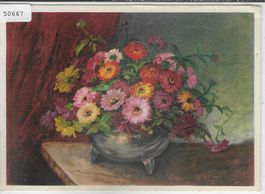 Pro Juventute - Zinnien - Olga Derendinger-Roux