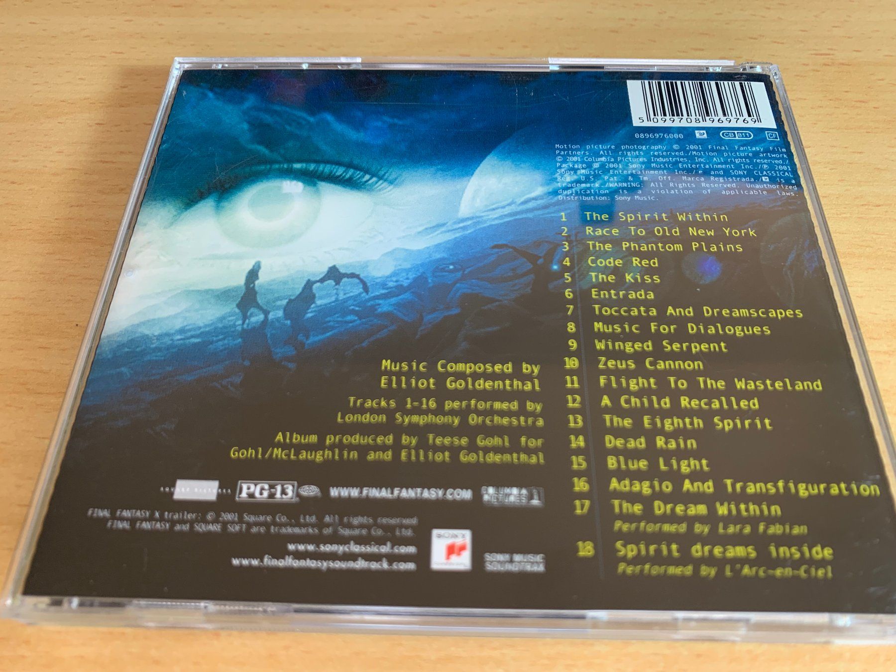 CD: Final Fantasy: The Spirits Within (Original Motion Picture S – Usato da Rikon im Tösstal venduto da Alpenmutz 1