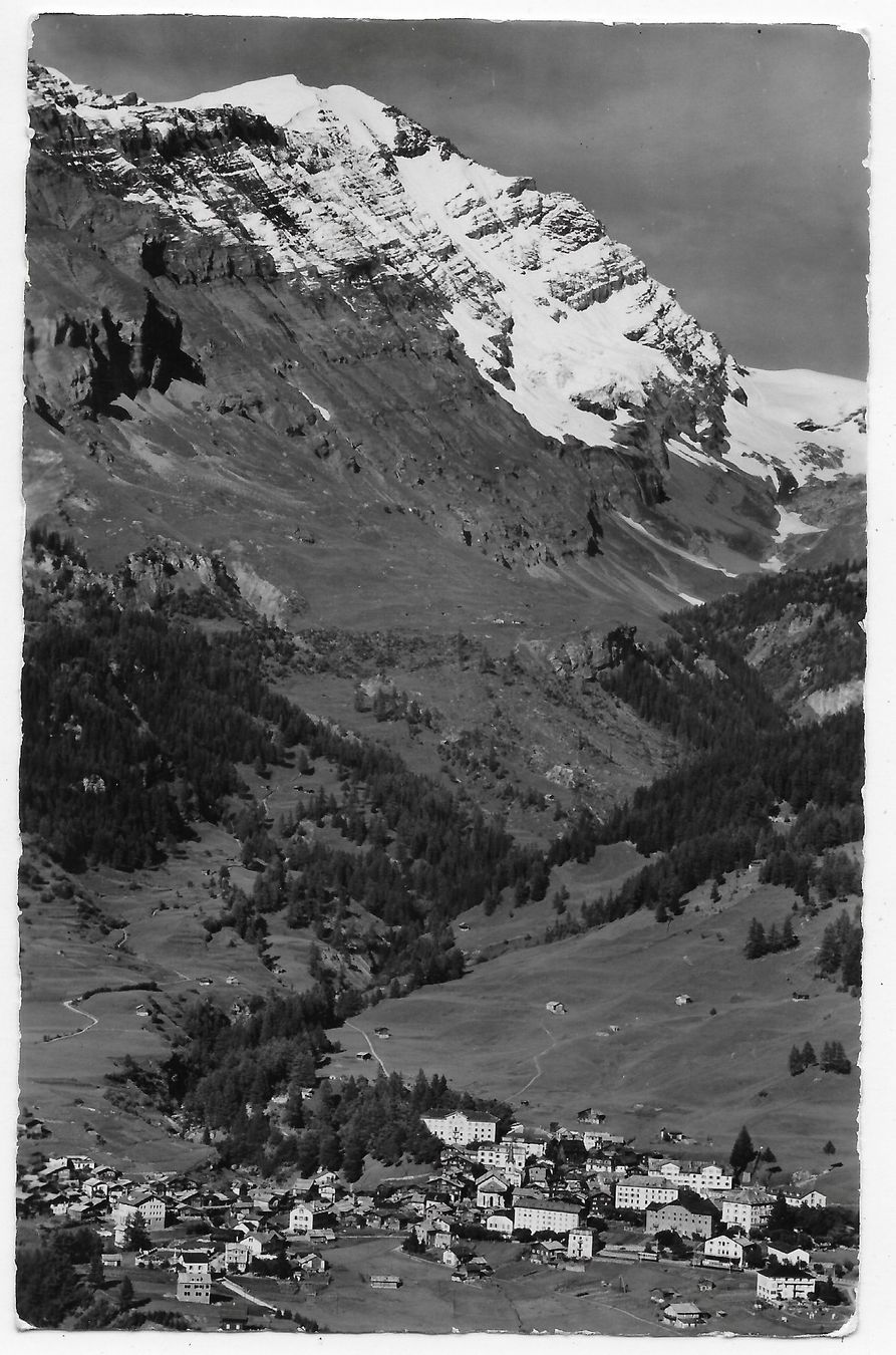 Cartes postales: Leukerbad mit Balmhorn – D'occasion à Hefenhofen par Richsalz