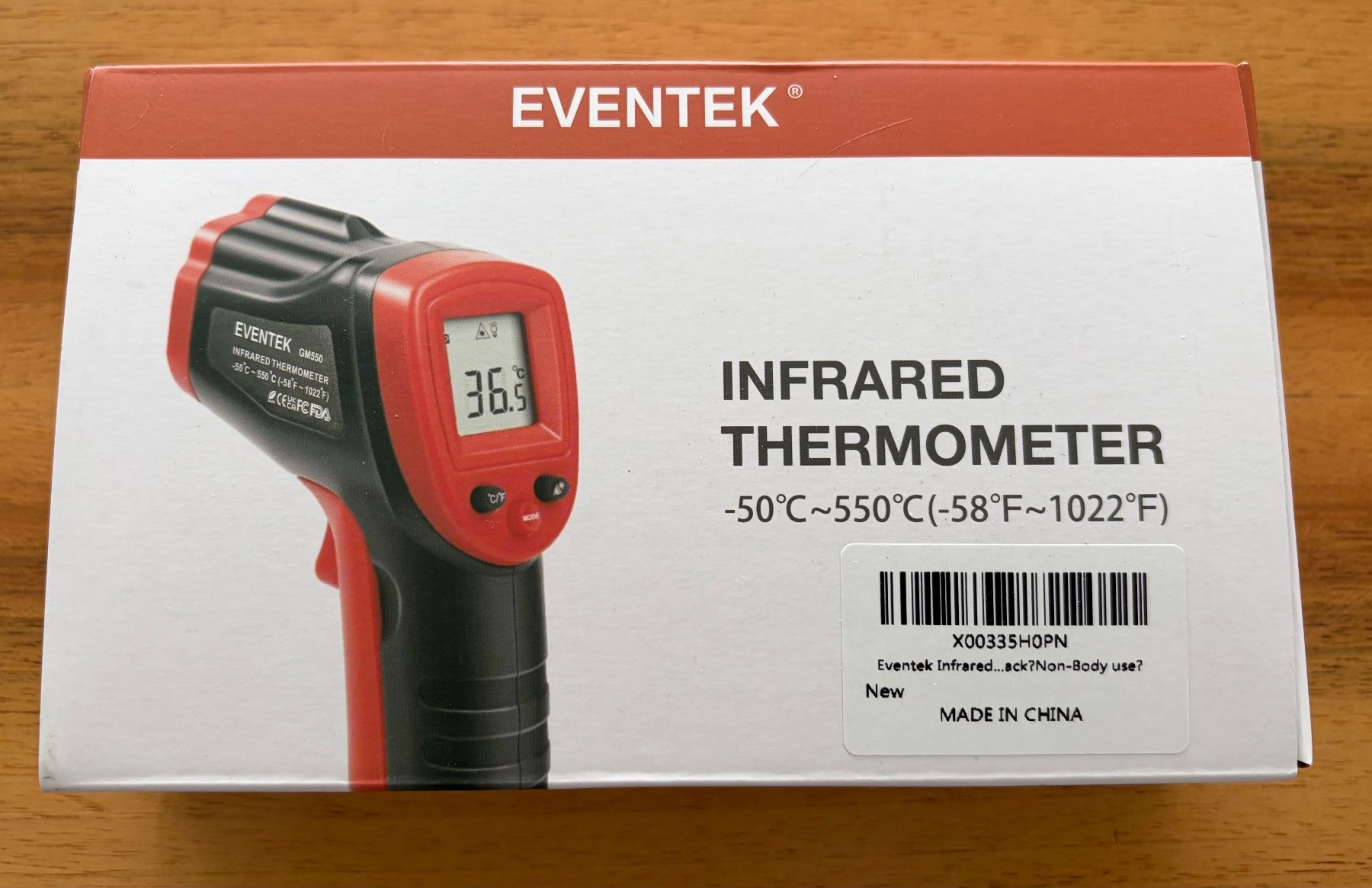Altro per la casa: Infrarot Thermometer Eventek GM550 – Nuovo e nell'imballaggio originale da Ballwil venduto da Polini885 2