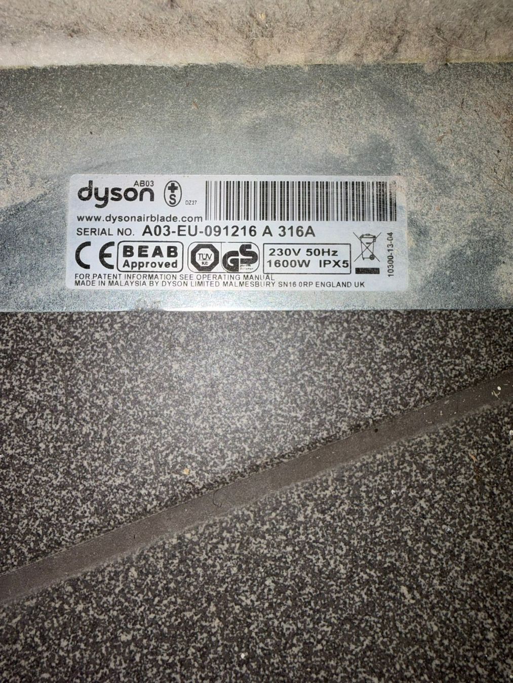 Dyson Asciugacapelli: Dyson Handtrockner – Usato da Hinwil venduto da muellberger 4