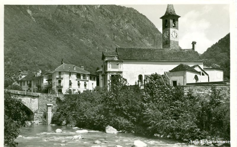 Ansichtskarten: Bignasco + 1937 – Gebraucht aus Emmenbrücke von teestube