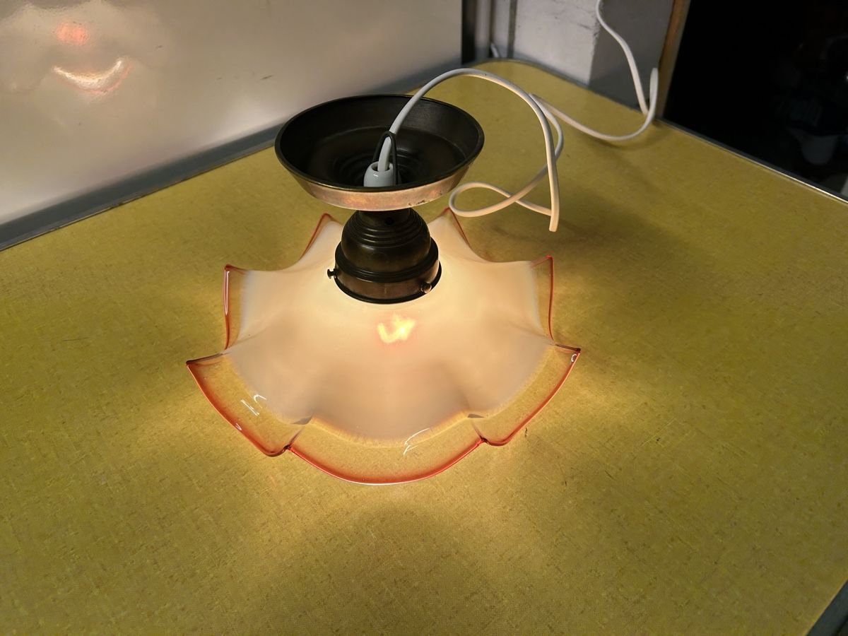 Lampadari & plafoniere: Antike Lampe Deckenleuchte Shabby Chic Retro Deko – Usato da Lanzenhäusern venduto da vic63 2