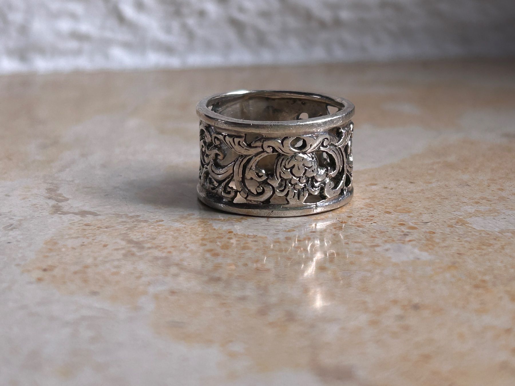 Anelli: Silberring 925, Gr.57, Vintage, Floral – Usato da Dittingen venduto da Bijoubelle 6