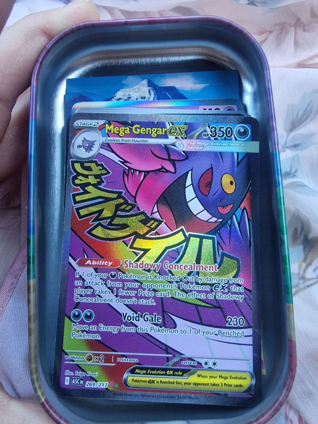 Pokémon Carte collezionabili: Mega Gengar ex (Nummer 269/217) – Nuovo (secondo la descrizione) da Rheinfelden venduto da kub_7ckw 4