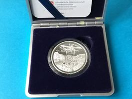 20 Franken Silbermünze ALPENUBERQUERUNG 2013 PP
